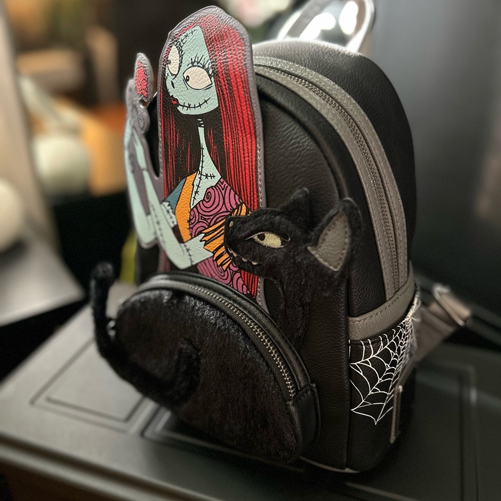 Sally Deadly Nightshade Loungefly Backpack Nightmare Before Christmas Glow NWT